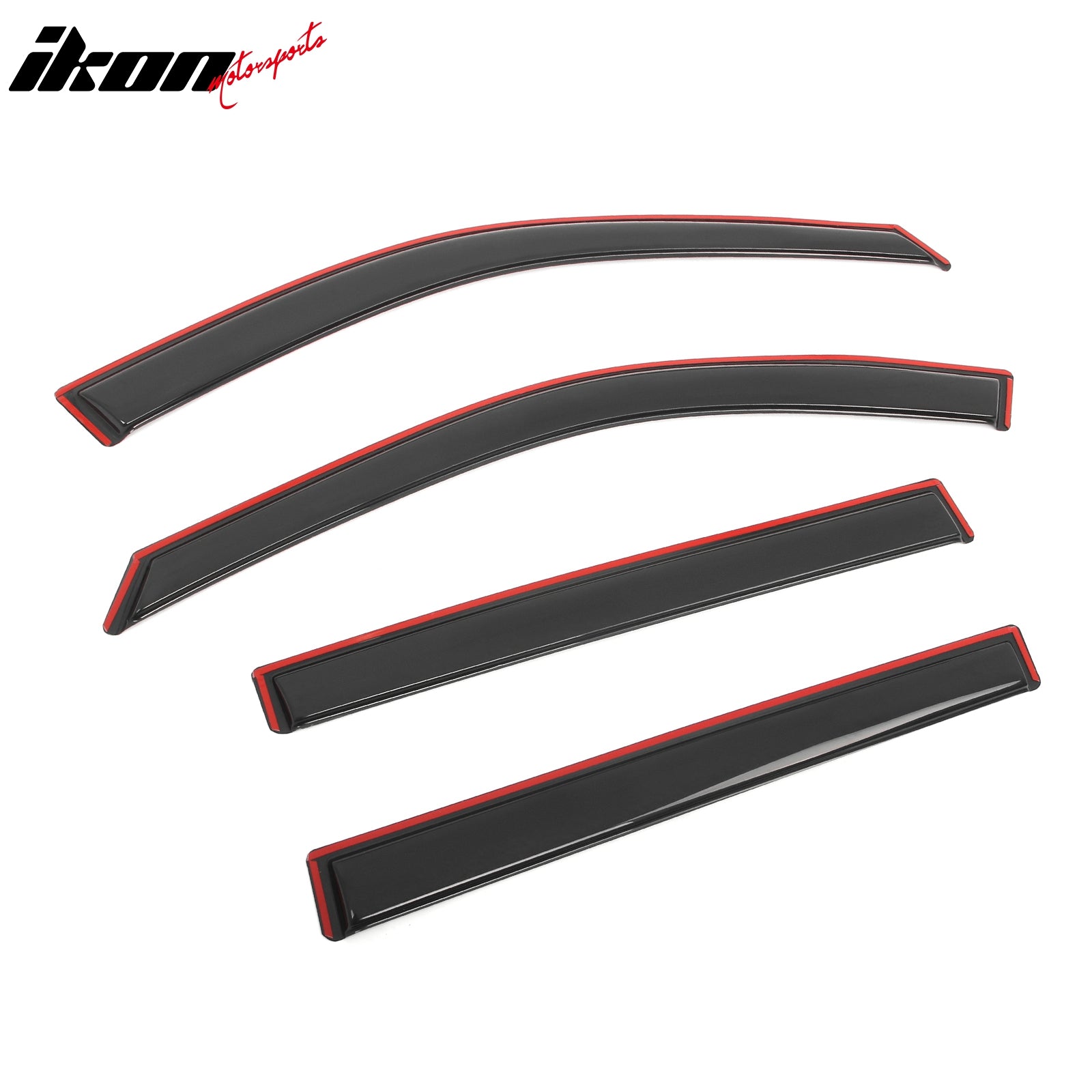 Fits 21-25 Jeep Grand Cherokee L Window Visors Side Door In Channel Deflectors