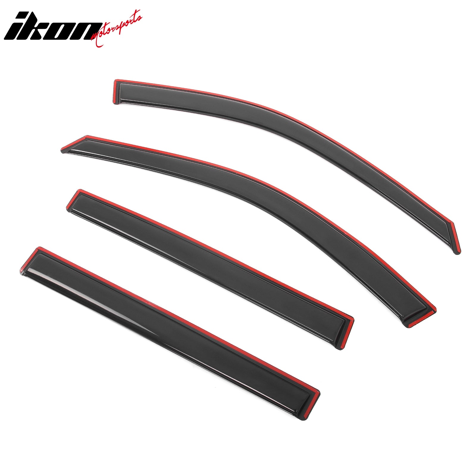 Fits 21-25 Jeep Grand Cherokee L Window Visors Side Door In Channel Deflectors