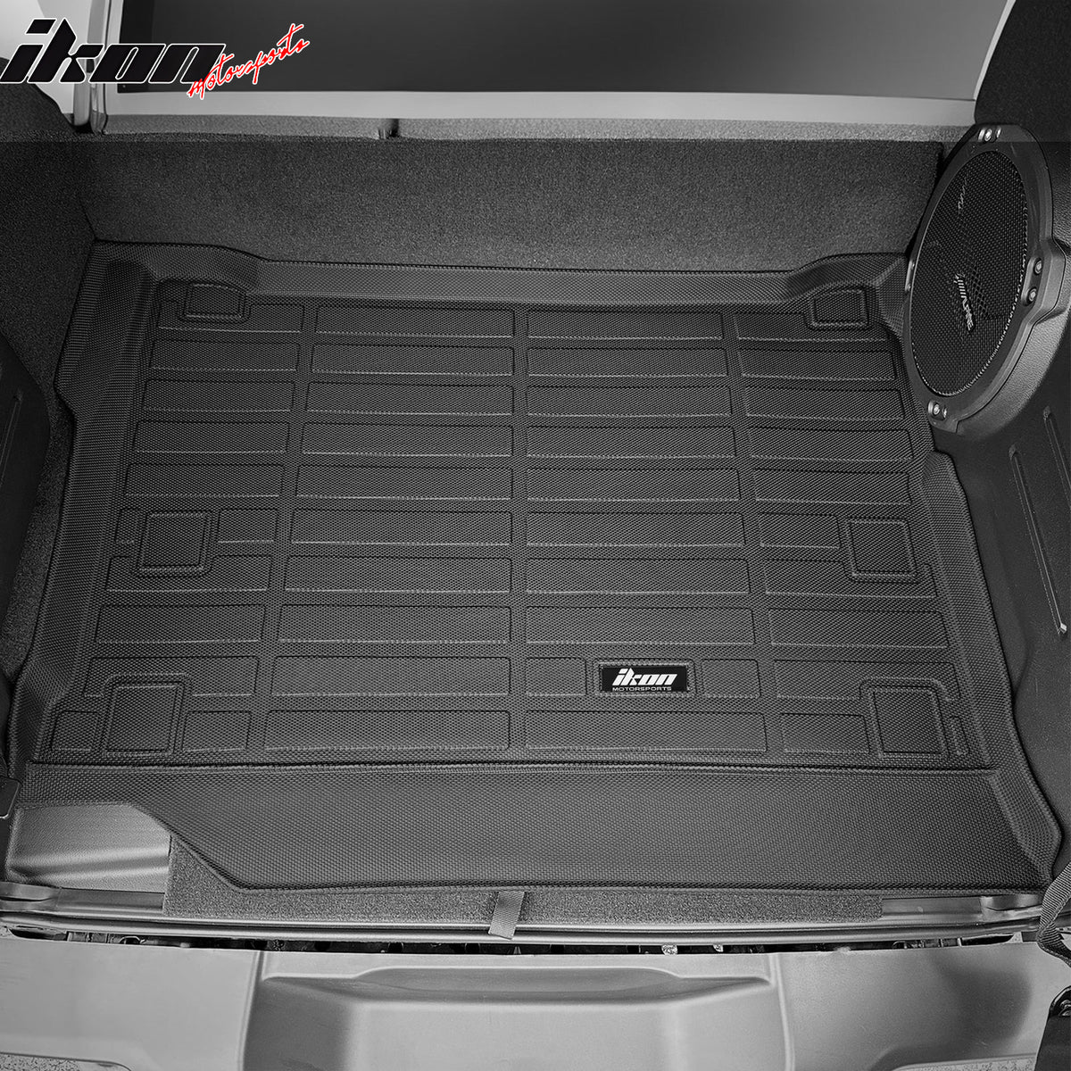 Fits 21-25 Jeep Wrangler 4xe All Weather Floor Mats & Rear Trunk Cargo Liner TPE