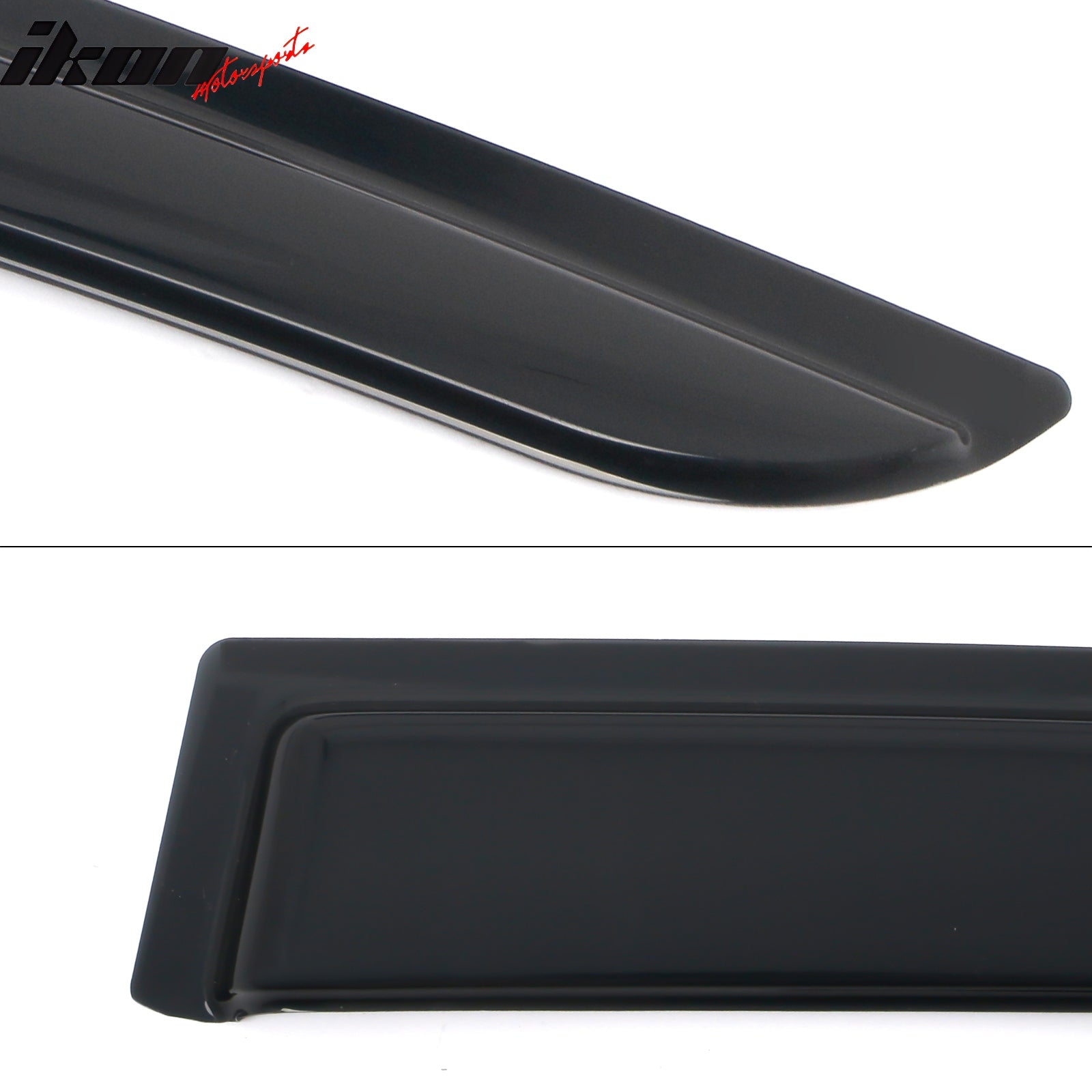 IKON MOTORSPORTS Tape on Window Visors Compatible with 2021-2025