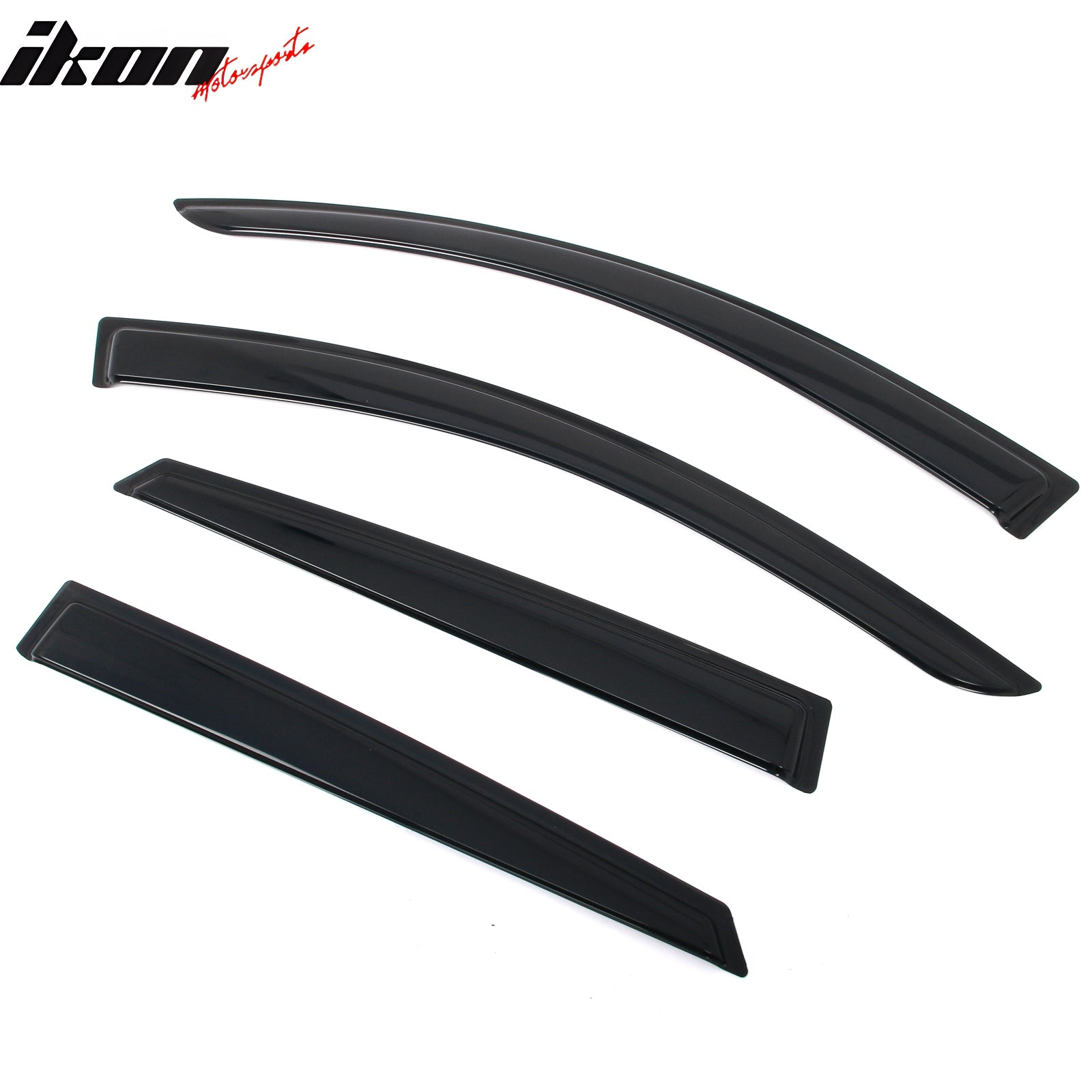 Fits 21-26 Kia K5 Tape on Window Visors Vent Rain Sun Wind Guards Deflectors