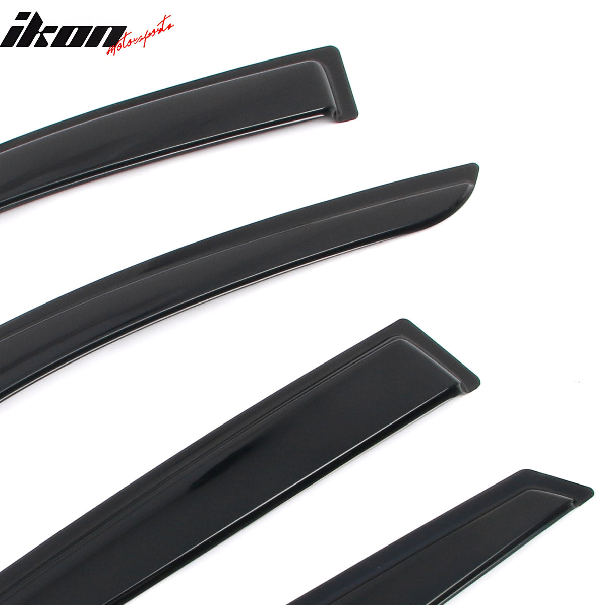 Fits 21-26 Kia K5 Tape on Window Visors Vent Rain Sun Wind Guards Deflectors