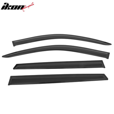 2021 - 2025 Kia Sorento 4PCS Tape on Window Visors Vent Rain Sun GuardsIkon Motorsports