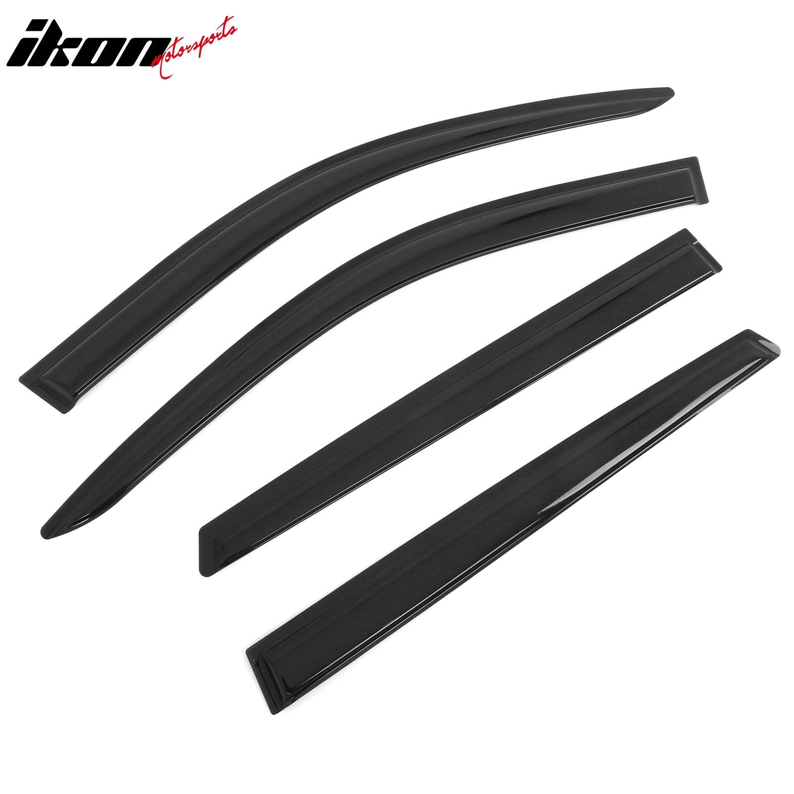 2021 - 2025 Kia Sorento 4PCS Tape on Window Visors Vent Rain Sun GuardsIkon Motorsports