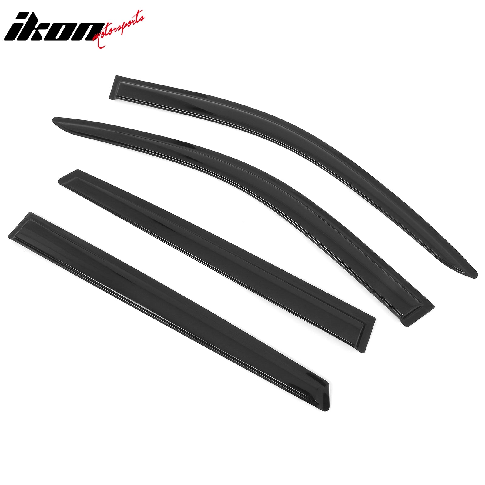 2021 - 2025 Kia Sorento 4PCS Tape on Window Visors Vent Rain Sun GuardsIkon Motorsports