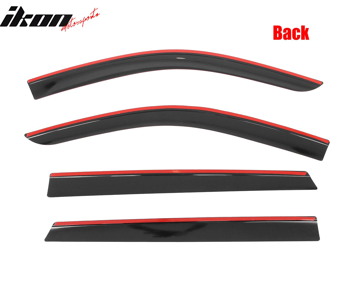 2021 - 2025 Kia Sorento Low Profile Style Tape on Window Visors GuardsIkon Motorsports