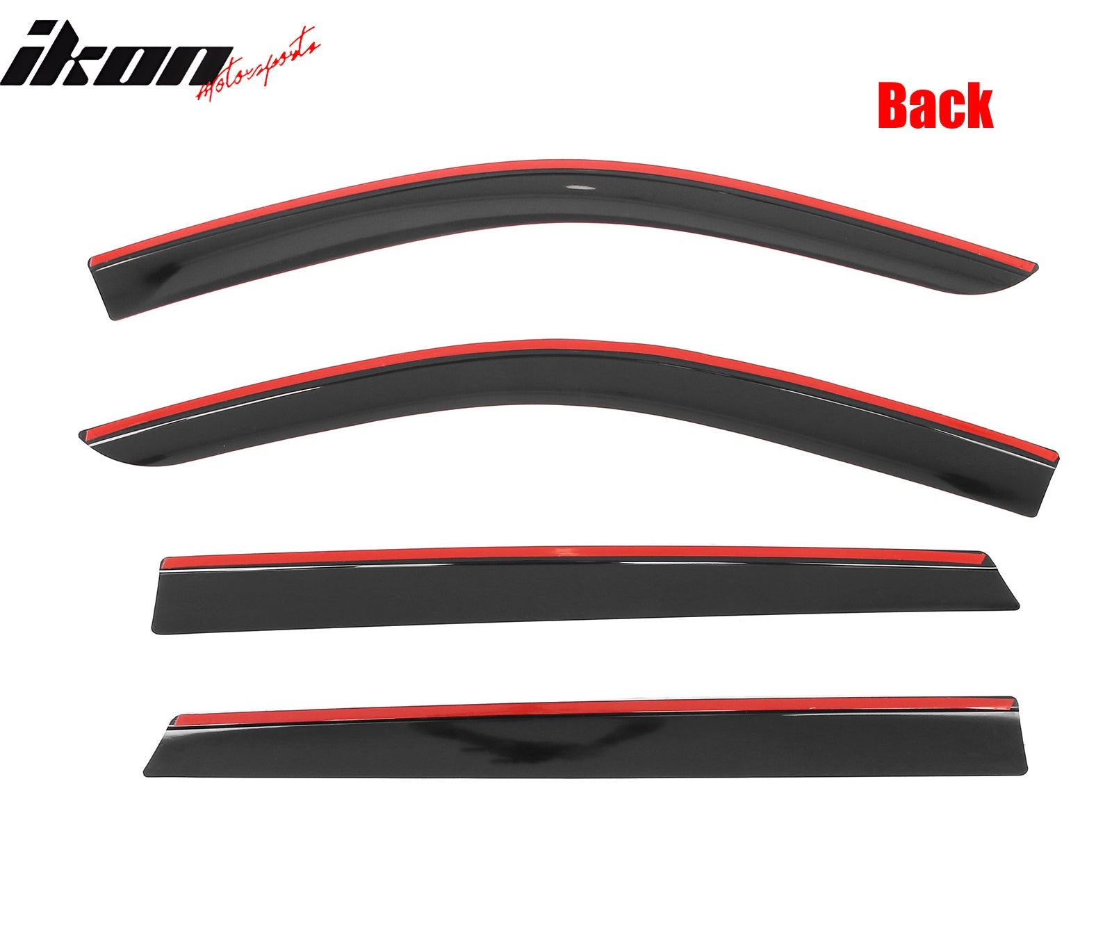 2021 - 2025 Kia Sorento Low Profile Style Tape on Window Visors GuardsIkon Motorsports