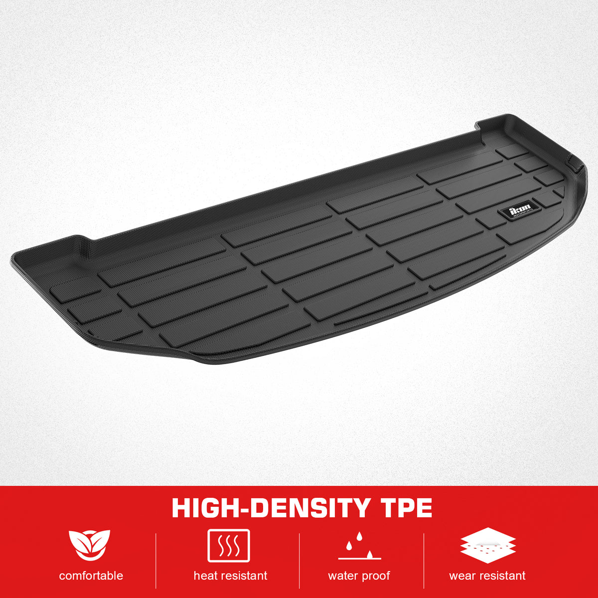 Fits 2021-2025 Kia Sorento TPE All Weather Waterproof Rear Cargo Trunk Tray Mats