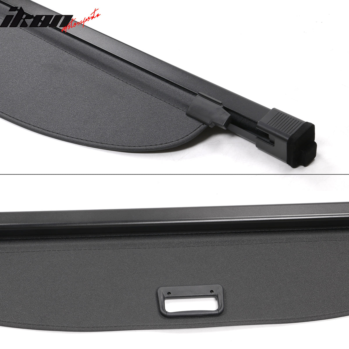 Fits 21-26 Nissan Rogue Black Rear Trunk Security Tonneau Cargo Shade Cover PVC