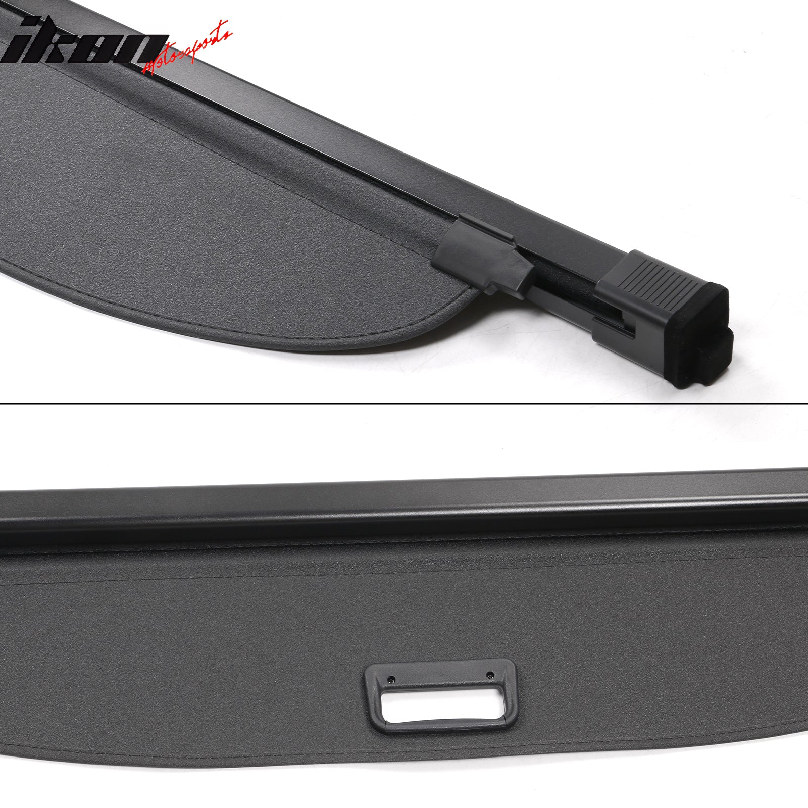 Fits 21-26 Nissan Rogue Black Rear Trunk Security Tonneau Cargo Shade Cover PVC