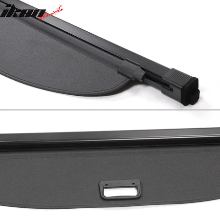 Fits 21-26 Nissan Rogue Black Rear Trunk Security Tonneau Cargo Shade Cover PVC