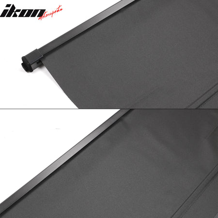 Fits 21-26 Nissan Rogue Black Rear Trunk Security Tonneau Cargo Shade Cover PVC