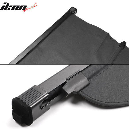 Fits 21-26 Nissan Rogue Black Rear Trunk Security Tonneau Cargo Shade Cover PVC