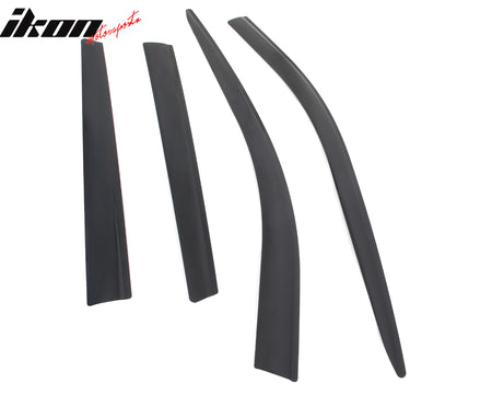 Fits 21-25 Nissan Rogue Low Profile Style Tape-On Window Visors Rain Deflectors