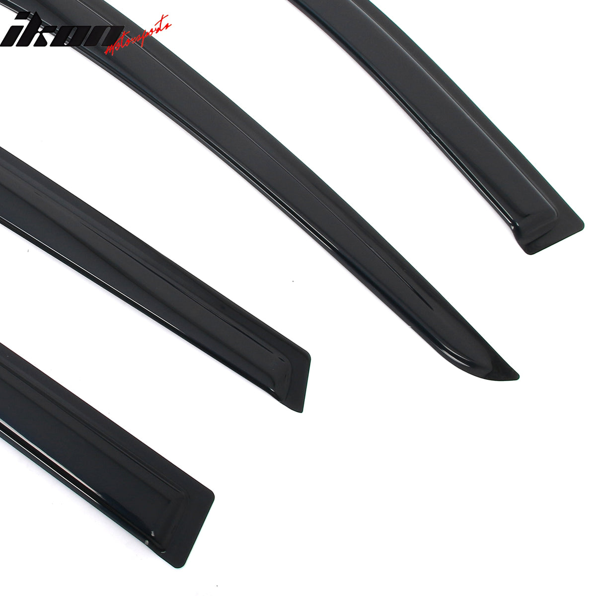 Fits 21-26 Nissan Rogue Window Visors Vent Rain Sun Guards Deflectors Tape-On