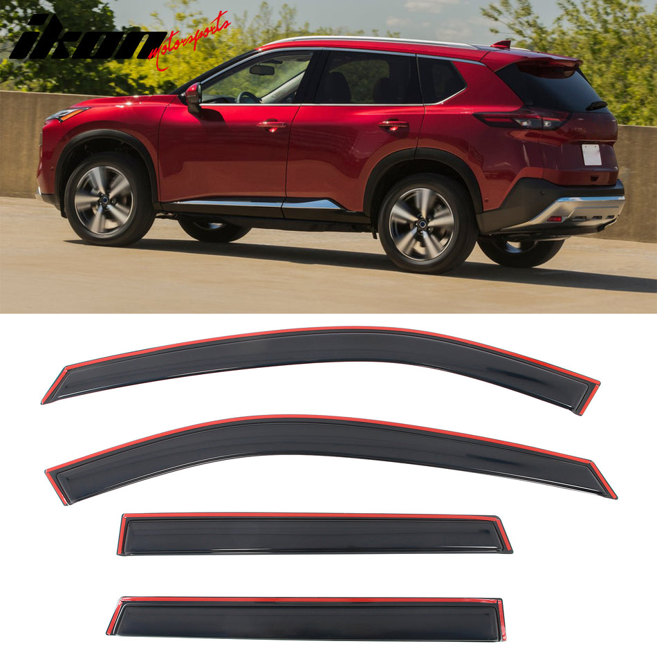 2021-2025 Nissan Rogue 4PCS In-channel Window Visors Side Vent Shade