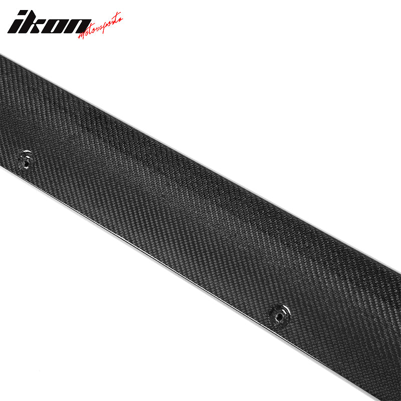 For 21-25 Tesla Model S Carbon Fiber Side Skirts Extension Splitter Rocker Panel