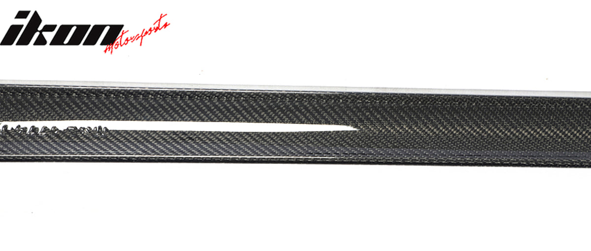 Fits 21-25 Tesla Model S Revozport Gloss Carbon Fiber Side Skirts Splitter Panel