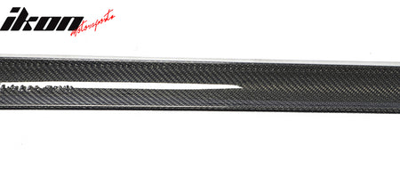 Fits 21-25 Tesla Model S Revozport Gloss Carbon Fiber Side Skirts Splitter Panel