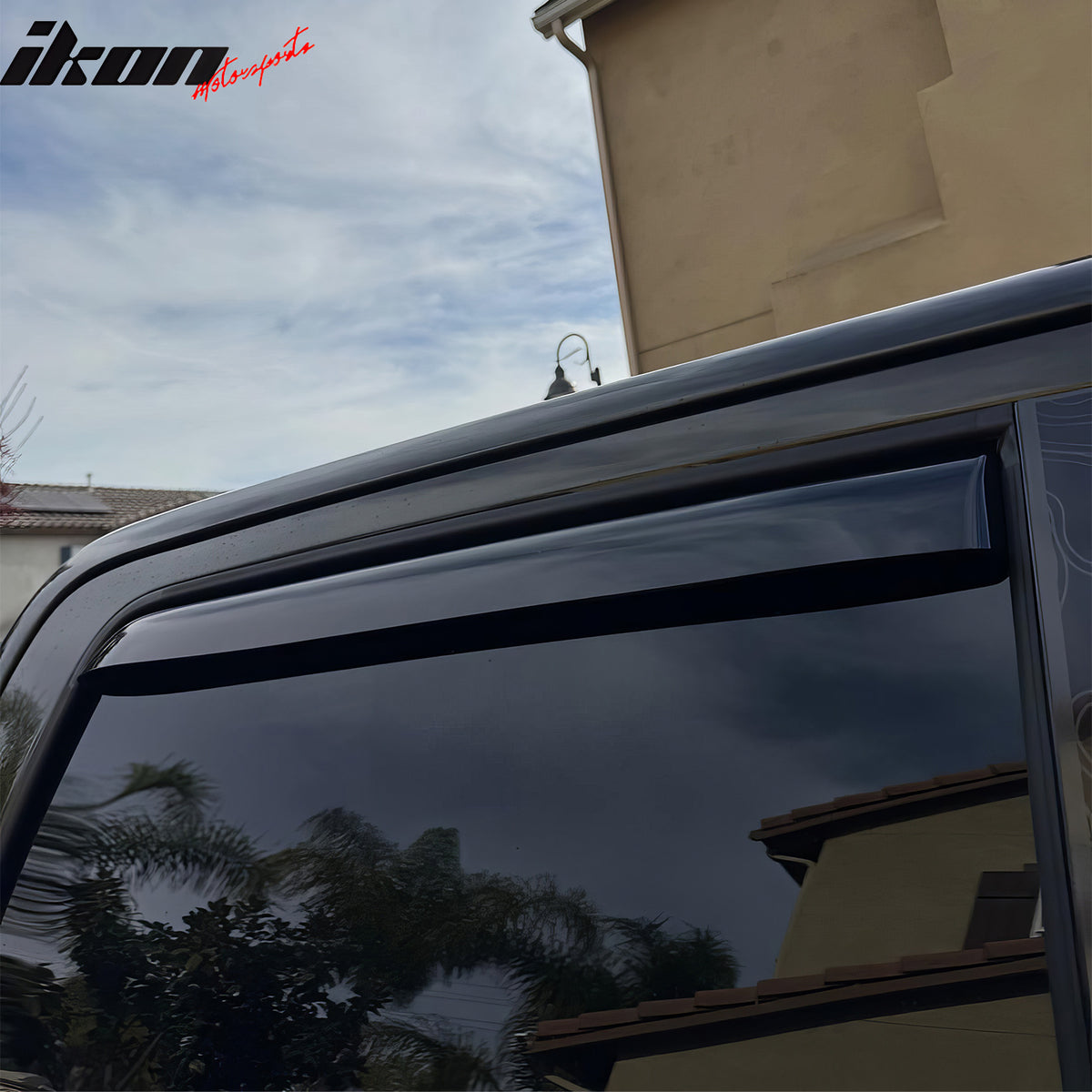 Fits 21-26 Ford F-150 & 23-26 F-250 Super Duty Crew Cab In-Channel Window Visors