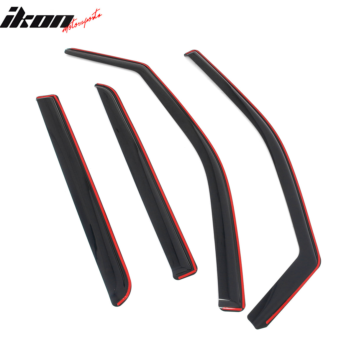 Fits 21-26 Ford F-150 & 23-26 F-250 Super Duty Crew Cab In-Channel Window Visors