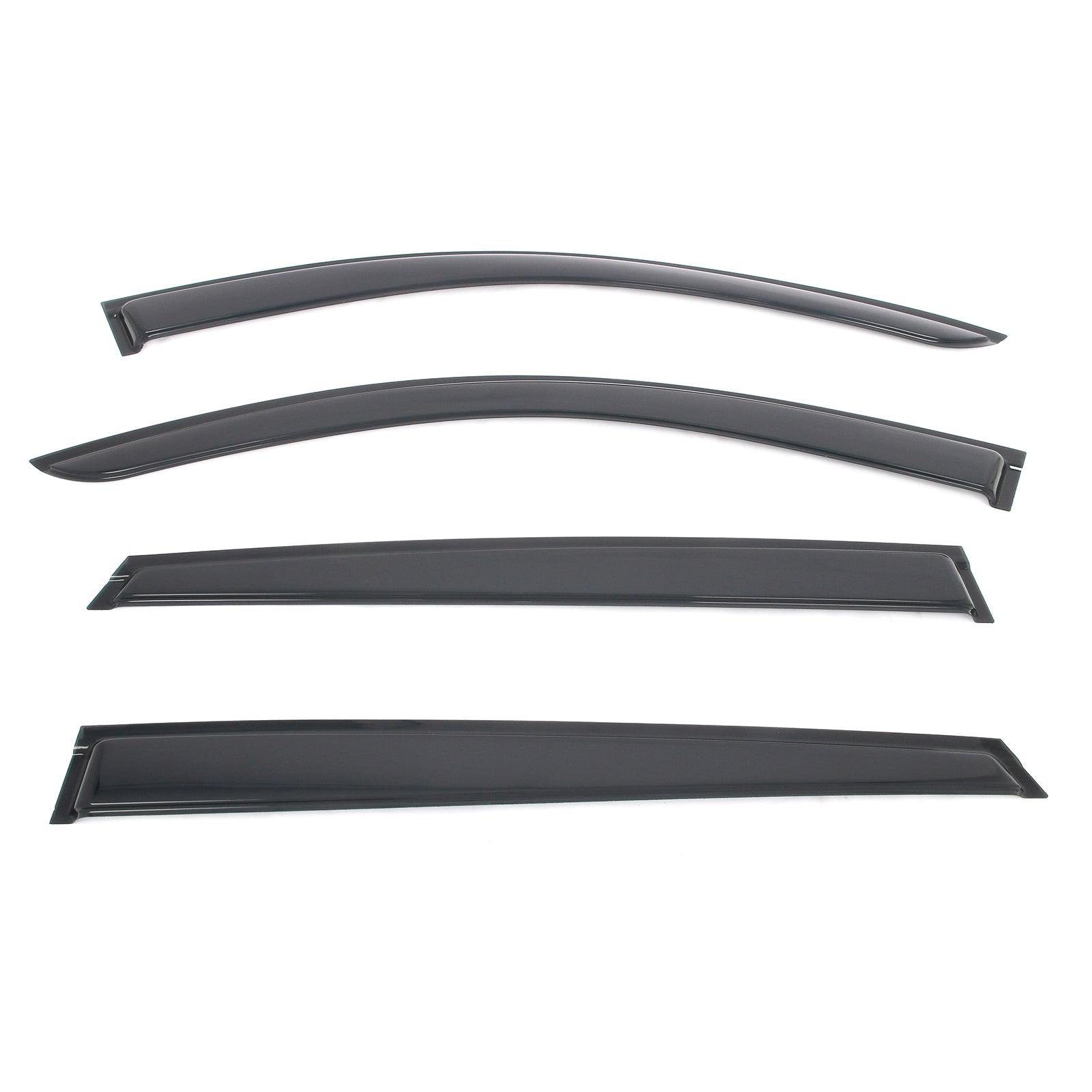 Fits 21-26 Genesis GV80 Window Visors Vent Rain Sun Guards Deflectors Tape-On