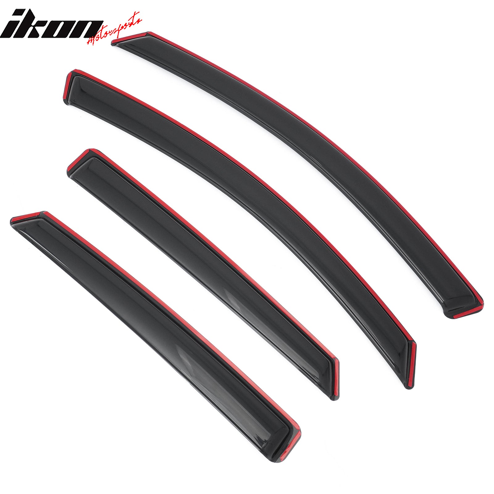 Fits 21-26 Kia K5 Window Visors In-Channel Rain Guard Deflector Acrylic Shield
