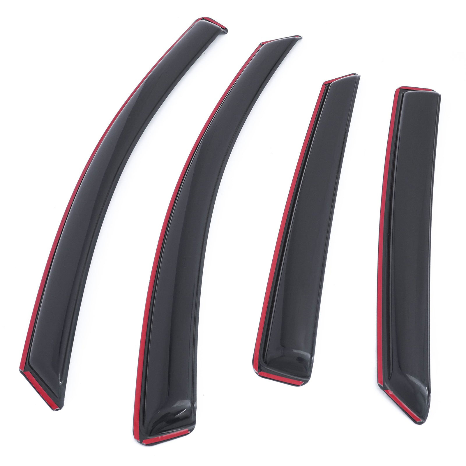 Fits 21-26 Kia K5 Window Visors In-Channel Rain Guard Deflector Acrylic Shield