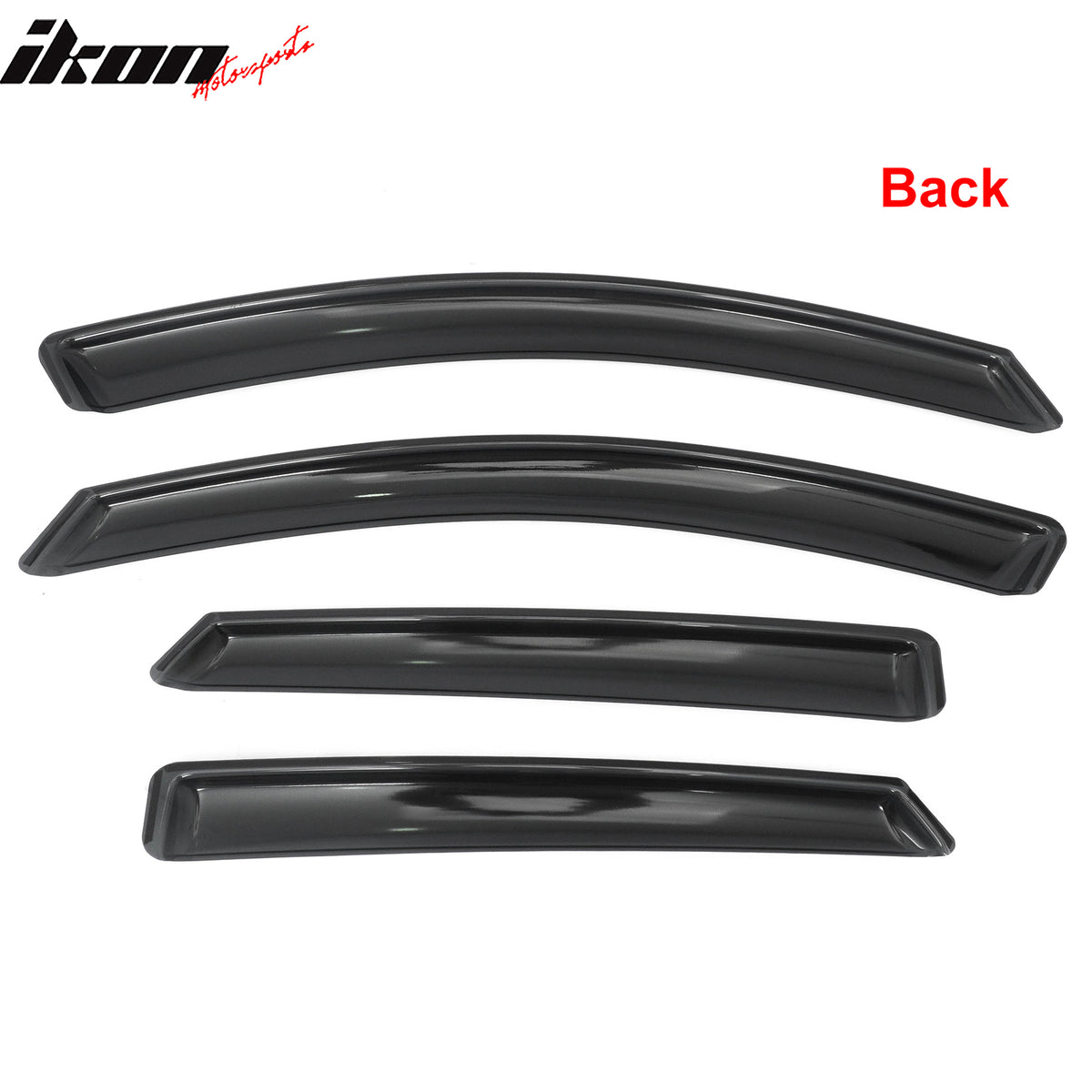 Fits 21-26 Kia K5 Window Visors In-Channel Rain Guard Deflector Acrylic Shield