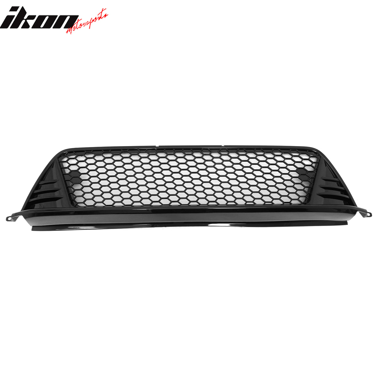 Fits 22-24 Honda Civic Type R Front Grilles Kit + ABS Foglight Bezel Gloss Black