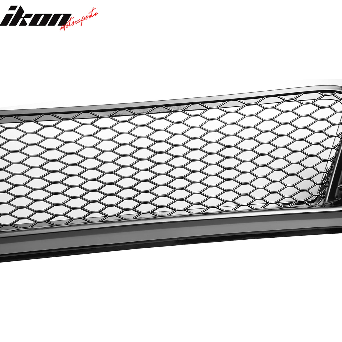 Fits 22-24 Honda Civic Type R Front Grilles Kit + ABS Foglight Bezel Gloss Black