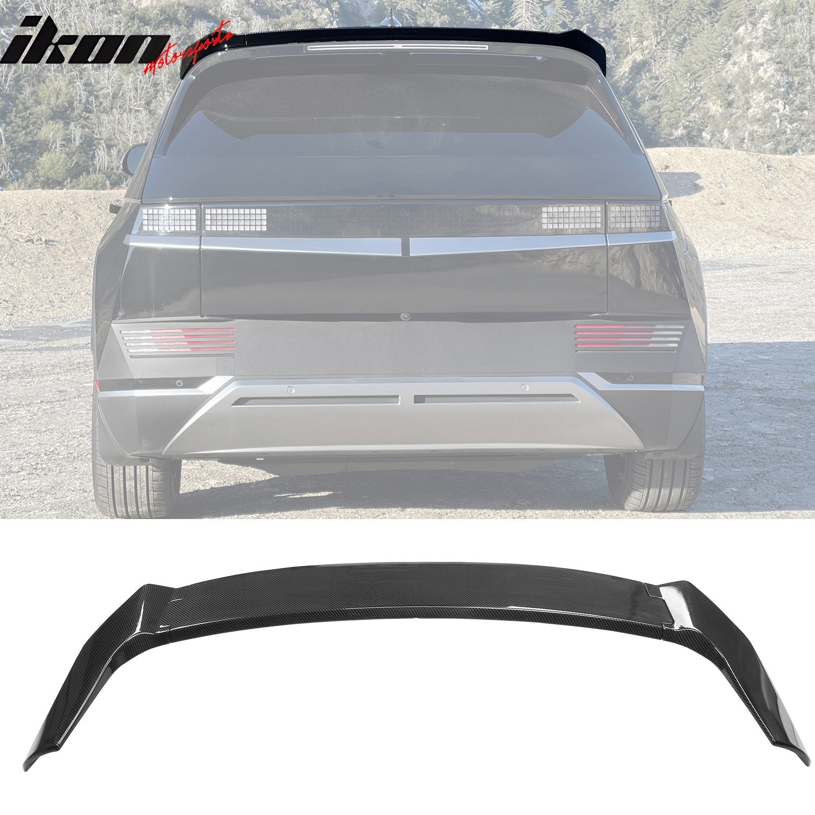 Aileron Arrière ABS Pour Hyundai Ioniq 5 (2022-2023) - Style Sport, Facile à Coller, Sans Perçage - 3