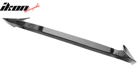 Fits 22-24 Hyundai Ioniq 5 Rear Trunk Spoiler + Roof Spoiler Lip Gloss Black ABS