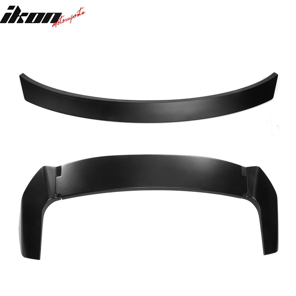 Fits 22-24 Hyundai Ioniq 5 Rear Trunk Spoiler + Roof Spoiler Lip Matte Black ABS