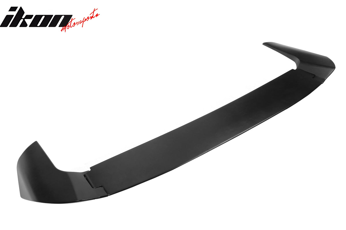 Fits 22-24 Hyundai Ioniq 5 Rear Trunk Spoiler + Roof Spoiler Lip Matte Black ABS