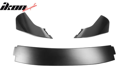 Fits 22-24 Hyundai Ioniq 5 Rear Trunk Spoiler + Roof Spoiler Lip Matte Black ABS
