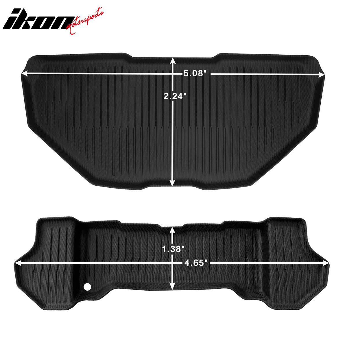 Fits 22-26 Rivian R1T R1S Front Storage Mat TPE Cargo Upper Lower 3D Liner Cover