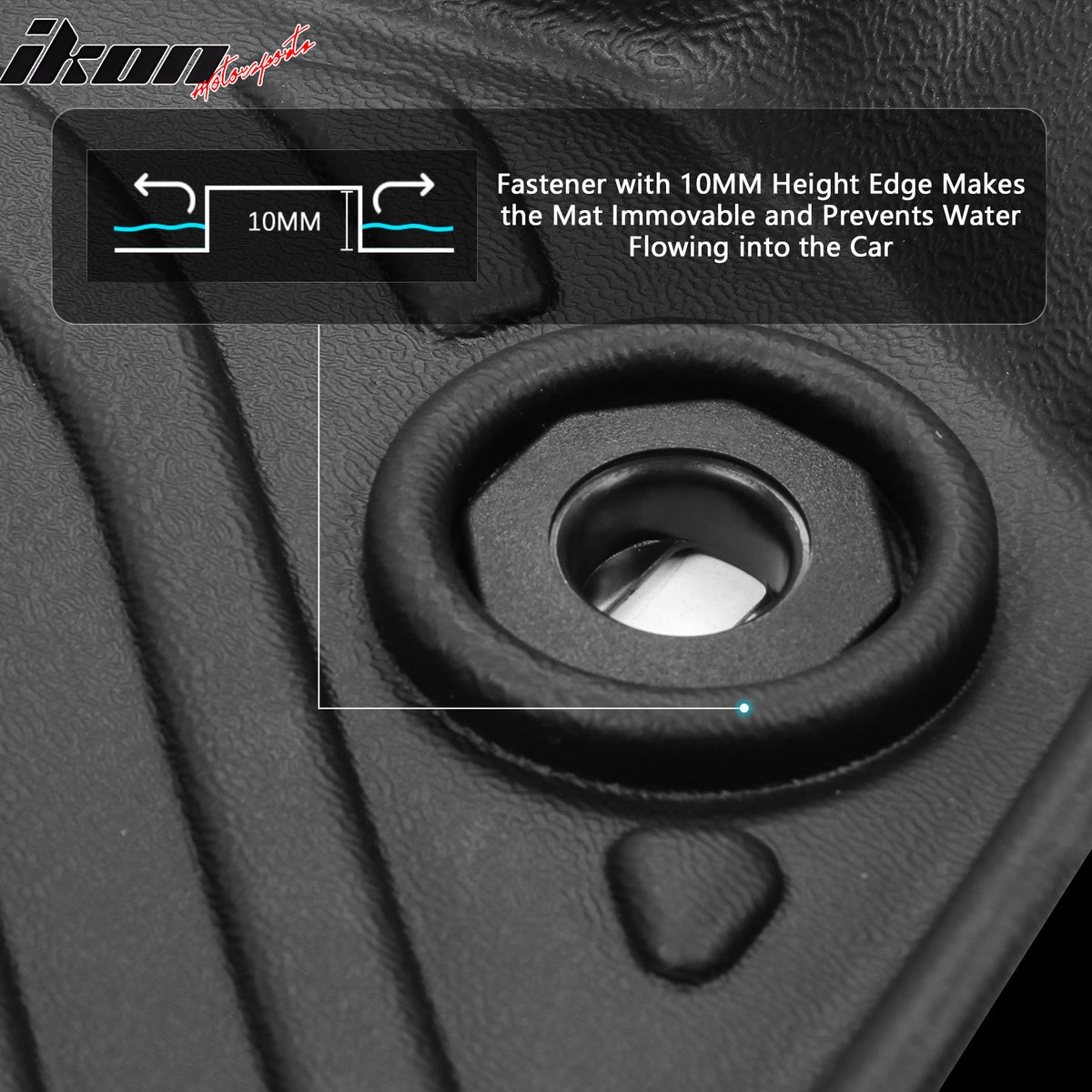 Fits 22-25 Toyota Corolla Cross AWD 3D TPE All Season Floor Mats Carpet 3PCS Set