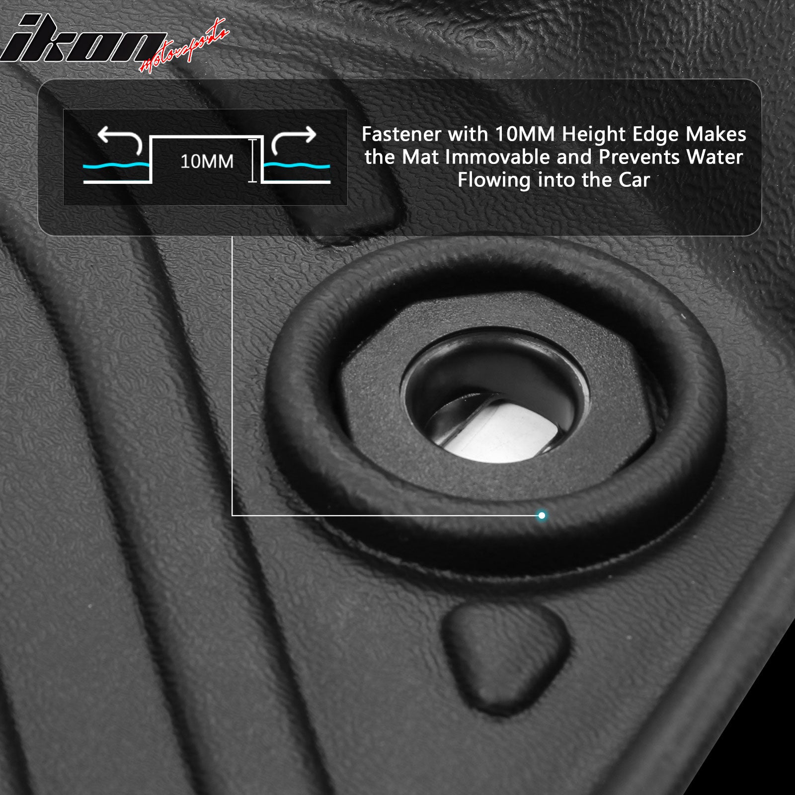 Fits 22-25 Toyota Corolla Cross AWD 3D TPE All Season Floor Mats Carpet 3PCS Set