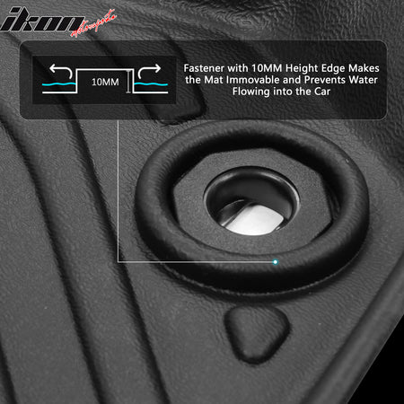 Fits 22-25 Toyota Corolla Cross AWD 3D TPE All Season Floor Mats Carpet 3PCS Set