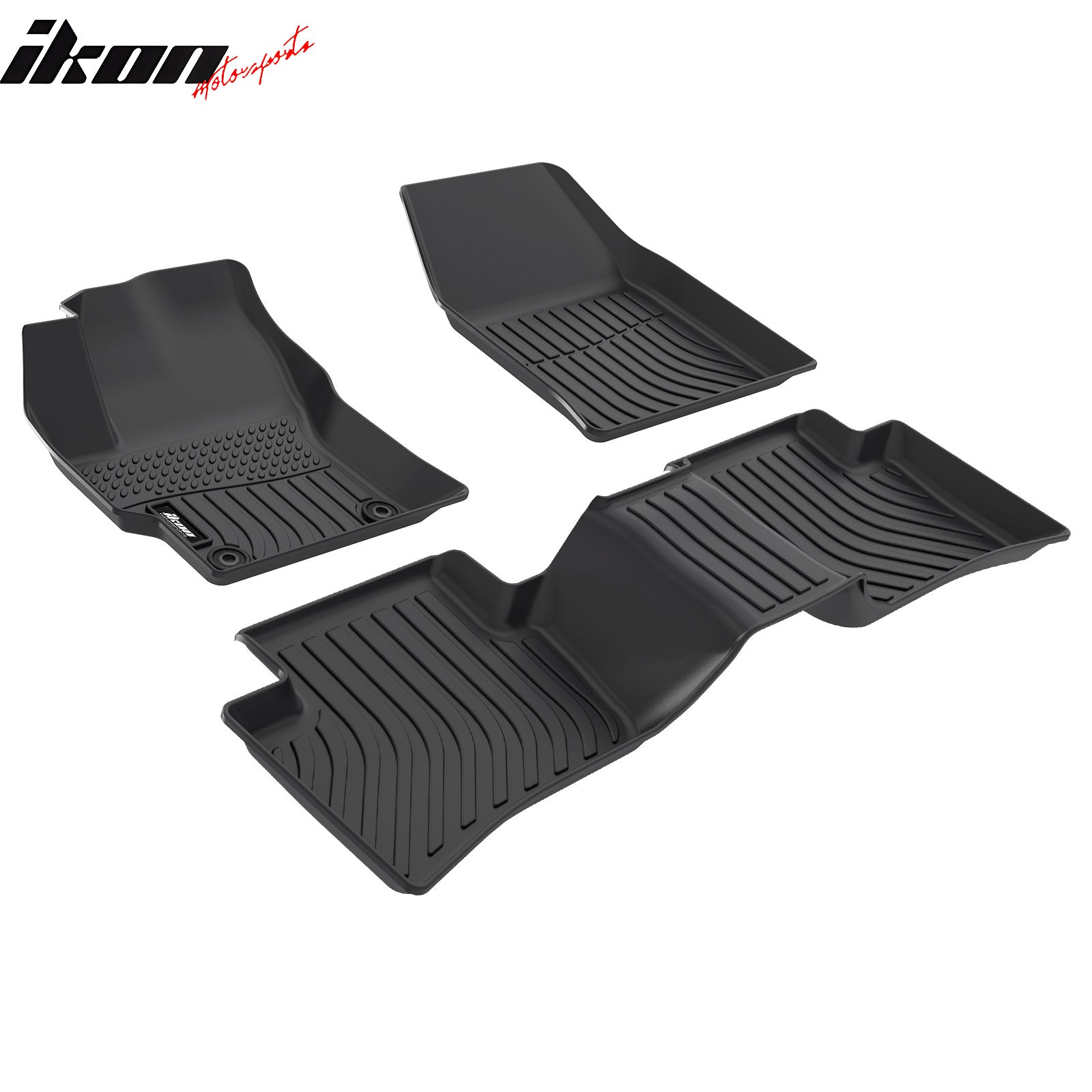 Fits 22-25 Toyota Corolla Cross AWD 3D TPE All Season Floor Mats Carpet 3PCS Set