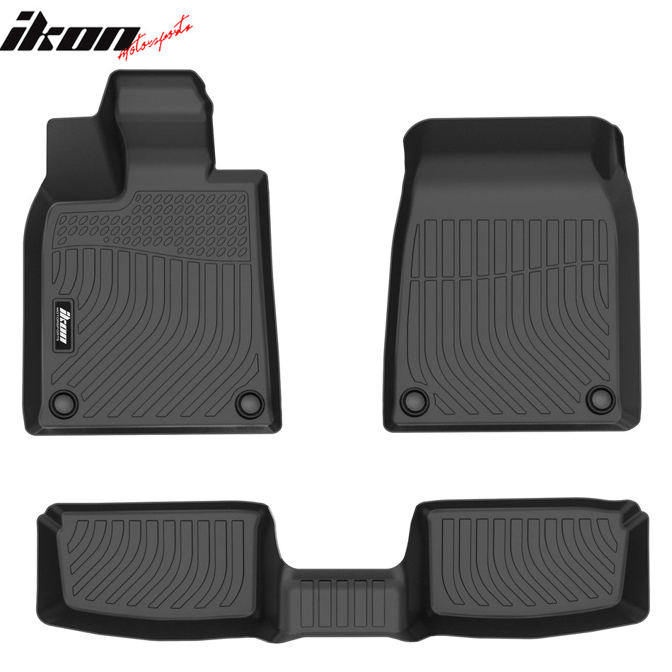 Floor Mats for Audi e-tron GT & RS e-tron GT 2022-2024 & S e-tron GT 2025-2026 All Weather Carpets Liner Guard TPE 3PCS Set
