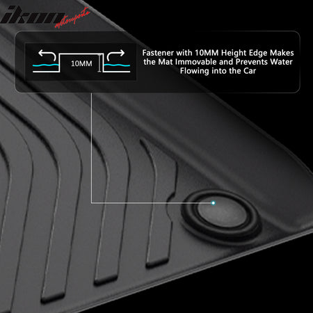 Fits 22-24 Audi e-tron GT & RS e-tron GT Heavy Duty Floor Mats Carpet Liner TPE