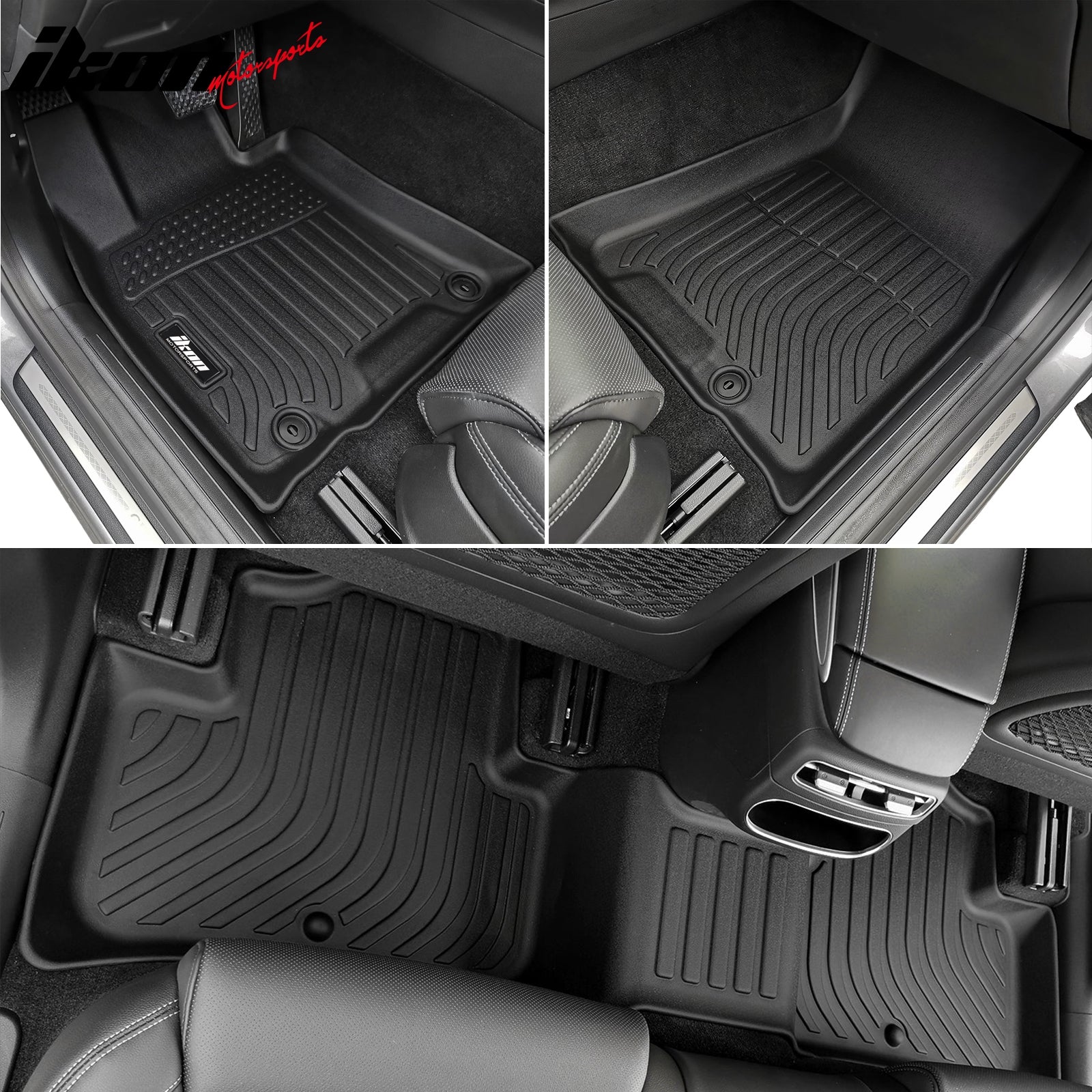 Fits 22-25 Genesis GV70 All Weather Floor Mats Carpet Rear Trunk Cargo Liner TPE