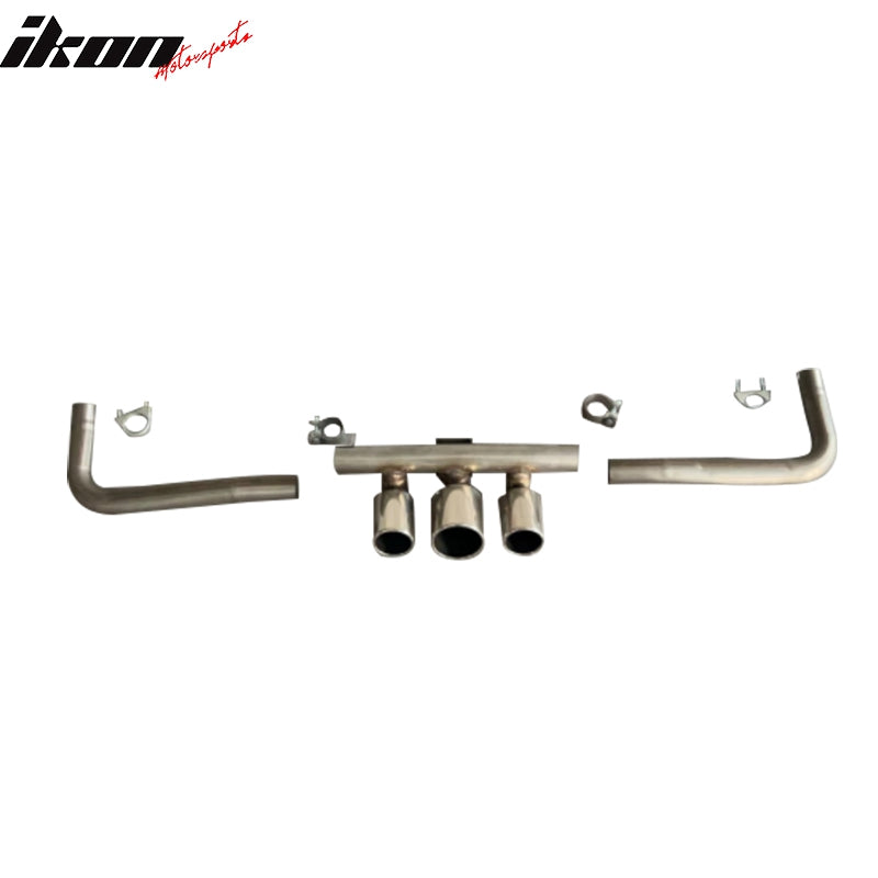 Fits 22-26 Civic EX Touring Rear Bumper Type R Style + Diffuser + Exhaust Pipe