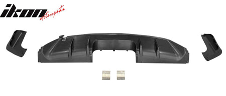 Fits 22-26 Honda Civic LX Sport Rear Bumper Type R Style +Diffuser +Exhaust Pipe
