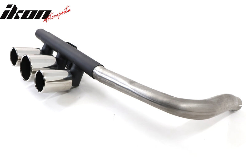 Fits 22-26 Honda Civic LX Sport Rear Bumper Type R Style +Diffuser +Exhaust Pipe