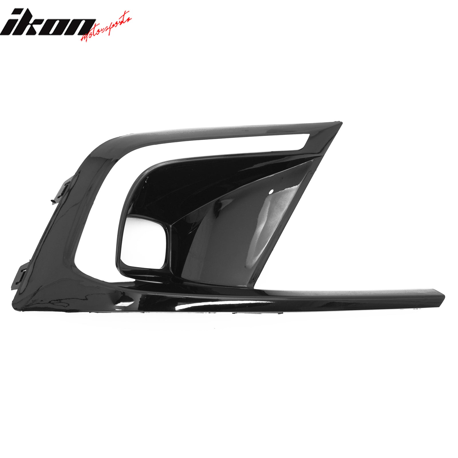Fits 22-24 Honda Civic Foglight Covers W/ LED Switchback Turn Signal Gloss Black