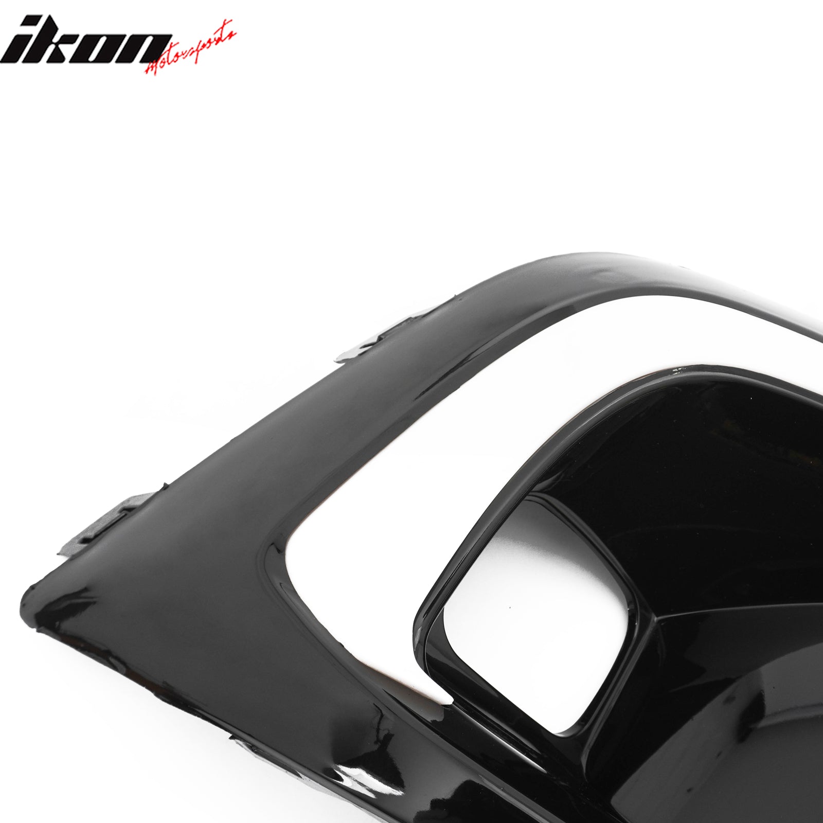 Fits 22-24 Honda Civic Foglight Covers W/ LED Switchback Turn Signal Gloss Black