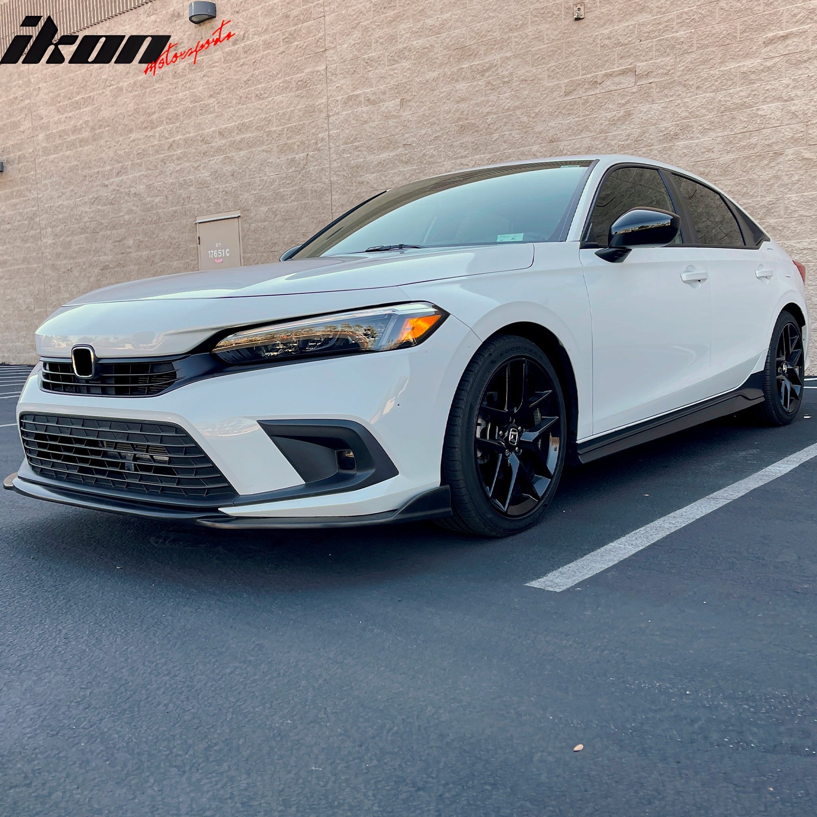Front Lip for 2022-2024 Honda Civic IK1 Style Black – Ikon Motorsports